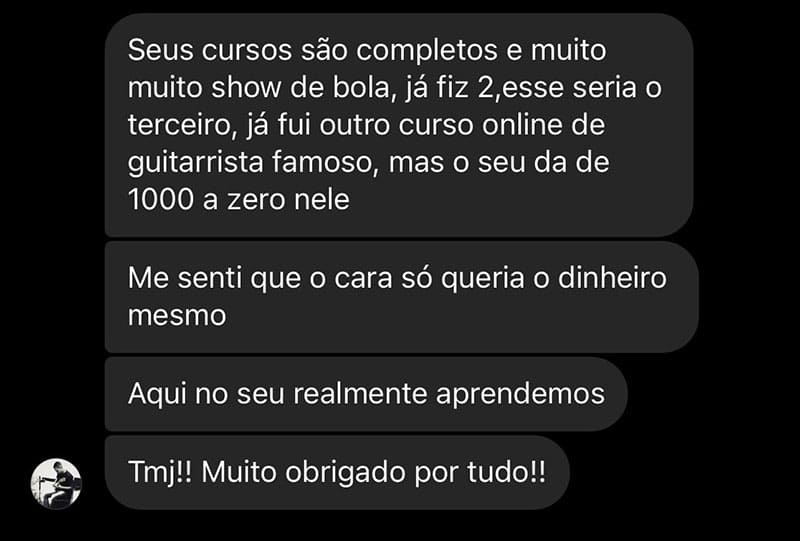 Authentic student testimonial, screenshot 12
