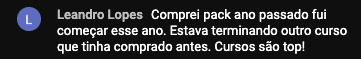Authentic student testimonial, screenshot 7